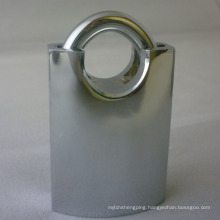 High Polished Silver-plated Brass Padlock